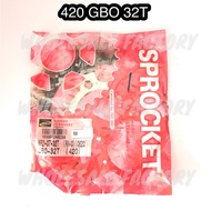 MDH 420 REAR SPROCKET HONDA GBO 32T SPROCKET BELAKANG