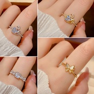 Premium Adjustable Ring 14K Gold Silver Plated Ring