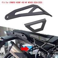 Motorcycle Accessories Exhaust Pipe Rear Footrest Bracket Exhaust Pipe Hanger For CFMOTO 450MT CF-MO