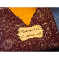 Goods in stock Al-Quran & Hantaran Pengantin Perkahwinan CUSTOM name/word Label Nama / Label Tag