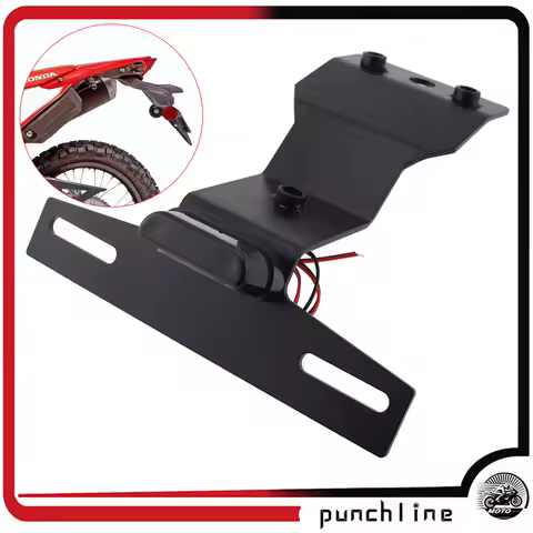 For CRF300L CRF 300 Rally CRF250L CRF 250 Rally Fender Eliminator Registration License Plate Holder