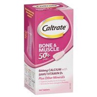 代購澳洲 Caltrate 50歲+挺立鈣 Bone &amp; Muscle 50+ Years 600mg (100顆