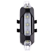 Lampu Belakang Sepeda Kedap Kedip Led Charger Defensor 5 LED Bisa Charger Ulang