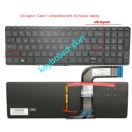 New US Keyboard backlit non-frame for HP 15-K 17-K M7-K,15-Kxxx,17-Kxxx,M7-Kxxx 15-k000nl m7-k111dx 