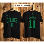 w#. NBA Boston Celtic 11 Kyrie Irving Basketball Jersey T-shirt 3p