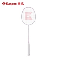 KUMPOO Badminton Racket Flower Dance Ultra-Light Carbon Fiber Balanced Blade Medium Shaft Grip G5 Tr