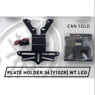 Y15ZR plate holder 34 with LED