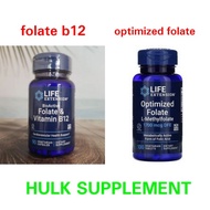Life extension le folate vitamin b12 vit b12 vitamin b 12vit b12 90/optimized folate 100