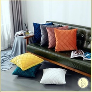 Velvet Sofa Pillowcase Sofa Cushion Cover Baldu Fabric Sarung Bantal 45x45cm Sarung Bantal Sofa Lemb