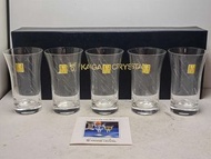 Kagami 硝子魚紋五客水晶杯