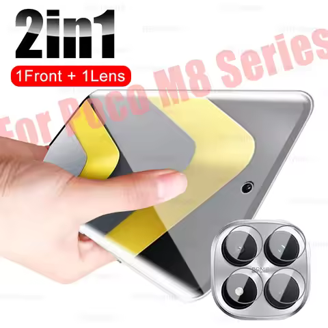 M8Pro Protective Glass Curved Film 2in1 For Xiaomi Poco M8 Pro Little PocoM8 M 8 Pro 8Pro PocoM8Pro 