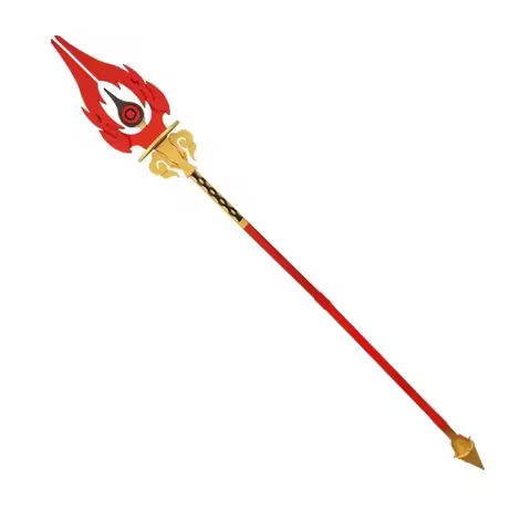 Hu Tao Staff of Homa Genshin Impact Treasure Staff Halloween Costume Cosplay Genshin Cosplay Prop