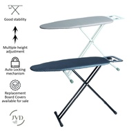 JVD Prestige Ironing Board with Premium Board Cover and Iron Rest