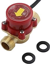 Water Pump Flow Sensor,Water Flow Switch,1 PCS HT60 AC220V 0.5a G1/2"TO1/2" Thread Water Pump Flow SensorSwitch for Low Water Pressure Of Shower or Automatic Cycle Of Solar Water Heater