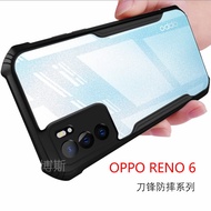 Oppo Reno 6 4G HardCase ShockProof Transparant Armor Casing Premium