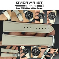 สายนาฬิกาแบบยางรุ่น FKM Rubber Folding Buckle
