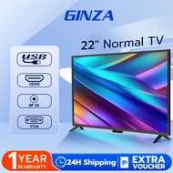 GINZA 22 inches Led TV 24 inch TV 32 inch TV FHD LED TV Sale Flatscreen Ultra-slim Cheap TV AV-VGA-USB-Headphone