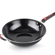 Wok pan Handle Enamel uk 32 Non-Stick