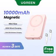 UGREEN 10000mAh Magsafe mini Powerbank 10000mAh Magnetic Wireless Powerbank for Samsung S26 Ultra S2