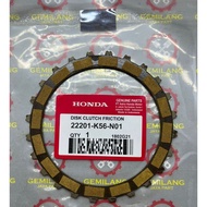 22201-K56-N01 Clutch Lining for CB 150 LED CBR 150 LED SONIC 150 LED Original Honda 150GTR