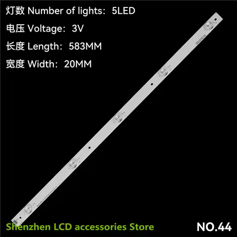 FOR LED backlight strip for Panasonic TH-55CS400C SVH550AH9_5LED_REV04_150409 HD550DF-E32 5LED 3V 58