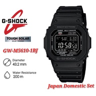 (Japan Set) Casio G-Shock GW-M5610-1BJF Tough Solar Multiband6 Full Black -GW-M5610