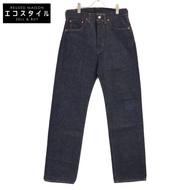 Levi's 1998 501XX Valencia Factory 牛仔褲，紐扣門襟，32 號（二手） - 紐扣內側印有 555 字樣。
