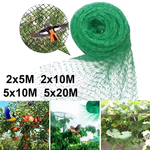 5/10M Garden Protect Netting Anti Birds Net Animals Deer Fencing Mesh for Fruits Trees Plants Stretc