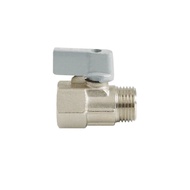 Diskon [ Sale] 15mm Stainless Steel Mini Ball Valve Control Water On/off (1/2")