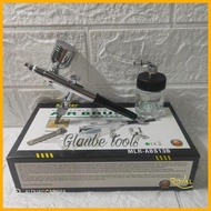 ABS13B MOLLAR AIR BRUSH KIT PAINT SPRAY GUN LUKIS SPET AIR PEN BRUSH - ROYALSTORE9
