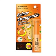 Watsons Love My Glow Colour changeable lip balm Peach / Mango 1.7g Watson