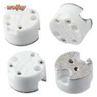 YOLANDA 8PCS Base Socket, 100W 250V Wire Connector, Ceramic Holder LED Lamp Gu5.3
