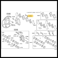HOT DEAL 47748-0K190 FRONT BRAKE PAD CLIP BUTTON FORTUNER 