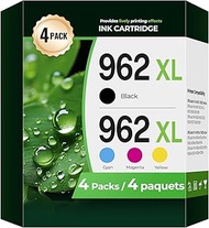 962XL Ink Cartridges Combo Pack OfficeJet Pro 9010 9015 9020 9018 Compatible with HP 962 XL Ink Cart