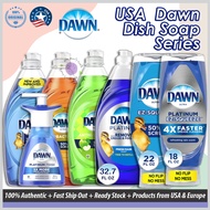 Dawn EZ-Squeeze Platinum Dish Washing Liquid Dish Soap Ultra Antibacterial Orange & Apple
