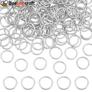 1box 150pcs 304 Stainless Steel Jump Rings Closed but Unsoldered Open Jump Rings Round Ring Stainles