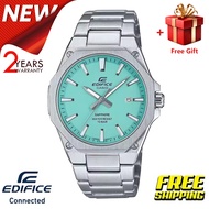 EDIFICE EFR-S108D-3A Fashion Analog Men Watch Water Resistance Stopwatch Date Display Stainless Stee