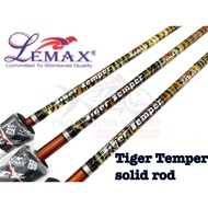 LEMAX Tiger Temper solid rod fishing rod butt join 1 piece bottom rod jigging rod