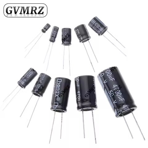 1UF 2.2UF 4.7UF 10UF Electrolytic Capacitor 1000UF 22UF 33UF 47UF 470UF 100UF 220UF 50V 10V 16V 6.3V