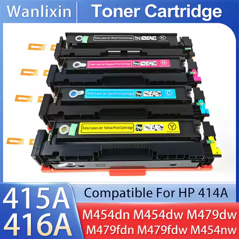 with chip 415A 414A 416A Toner Cartridge For HP Color LaserJet Pro M454dn M454dw MFP M479dw M479fdn 