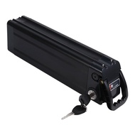 Electric E Bike Bicycle 18650 Battery Box Case Cover 48V Empty Silver Fish Ebike Aluminum Housing Ac
