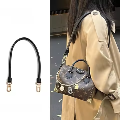 LoBaoShi Single Shoulder Strap Underarm Bag Belt Accessory Suitable for LV Speedy20 Trunk25 Bags Lux