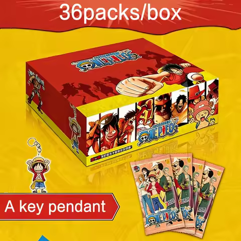 Bandai One Piece Anime Booster Box, Rare Cards Featuring Luffy, Zoro, and Ace from One Piece, Collec