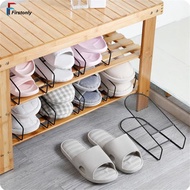 Iron Double Layers Shoe Organizer Modern Shoe Rack Storage Shoe Organizer Stand Shelf for Living Room Cabinet Space Saver