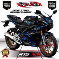 Decal sticker striping r15 v4 sticker motor r15 v4 sticker yamaha r15 v4 sticker r15 sticker fullbod