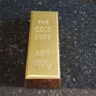 Code Fine Gold 999.9/ Miniatur Emas Batangan Ready