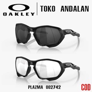 【100% ORI】Kacamata Hitam Oakley Original Sunglasses PLAZMA OO2742 Black Grey Wanita Pria