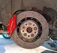 土城輪胎王 世盟 N1R 對二活塞 卡鉗 330MM 碟盤 NASHIN 紅 TOYOTA 86