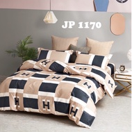 Sprei Katun Jepang Motif Bunga Panel Gambar Besar Sprei 4Dimensi - Sprei Custom Size