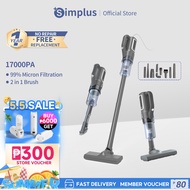 Simplus 16KPa 3 in 1 Vacuum Cleaner Portable and  Handheld  Vacuum Cleaner for Home 11pcs Accessorie